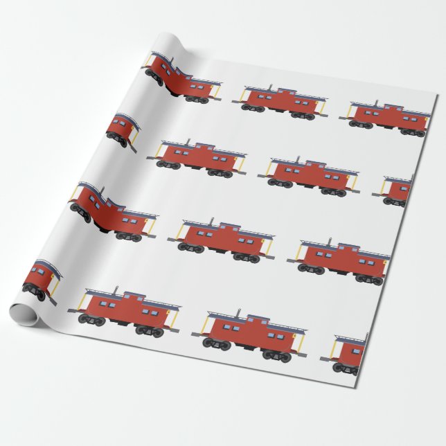 Papier Cadeau Caboose (Déroulé)
