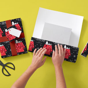 Papier Cadeau cacahuètes   Snoopy's Holiday Dreamer