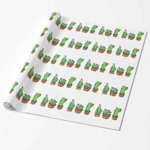 Papier Cadeau Cactus cactus du sud-ouest succulents