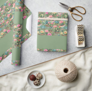 Papier Cadeau Cactus de sauge succulent