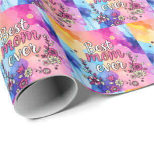Papier Cadeau Cadeau Collection Floral tendance de luxe