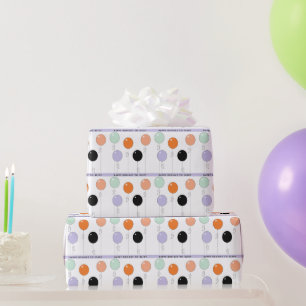 Papier Cadeau Cadeau d'anniversaire Halloween