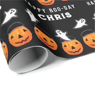 Papier Cadeau Cadeau d'anniversaire Halloween