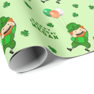 Papier Cadeau Cadeau d'anniversaire irlandais