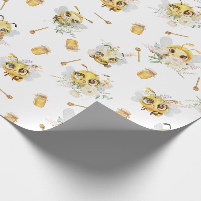 Papier Cadeau Cadeau d'anniversaire Sweet to Bee (Coin)