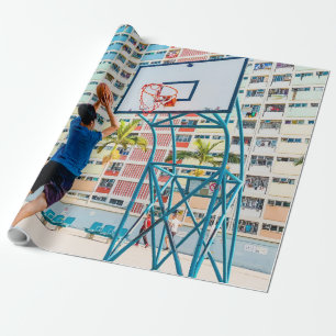 Papier Cadeau Cadeau de basket-ball cool