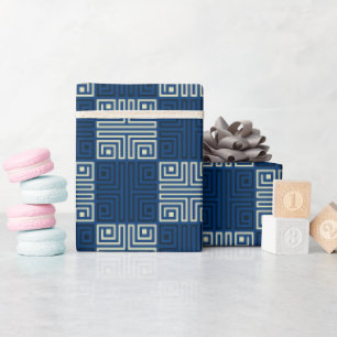 Papier Cadeau Cadeau de beau monogramme étincelant pour l'annive