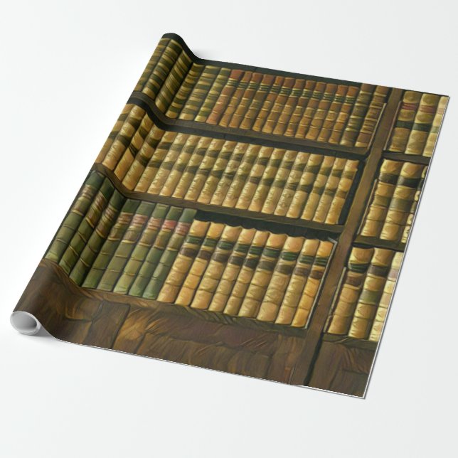 Papier Cadeau cadeau de bibliothécaire cool (Déroulé)