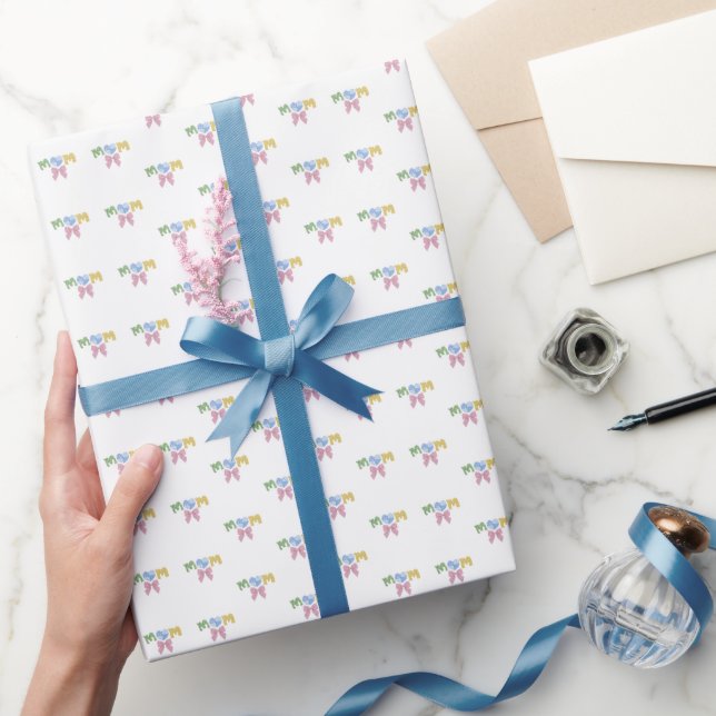 Papier Cadeau Cadeau de fête des mères Patchwork maman (Cadeaux)