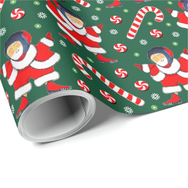 Papier Cadeau Cadeau de lutte (Coin rond)