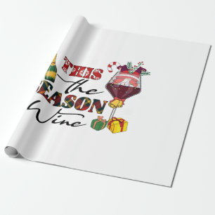 Papier Cadeau Cadeau de Noël Ce vin de la saison