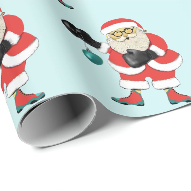 Papier Cadeau Cadeau de Noël de Boxing (Coin rond)