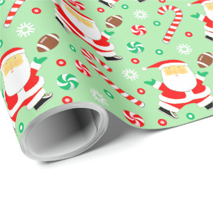 Papier Cadeau Cadeau de Noël de football