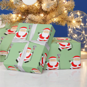 Papier Cadeau Cadeau de Noël de la fête de la crosse