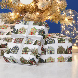 Papier Cadeau Cadeau de Noël de vacances pour agent immobilier