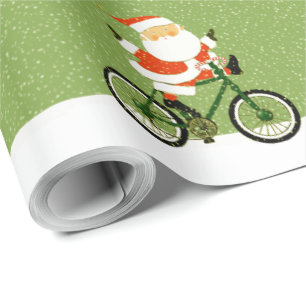 Papier Cadeau Cadeau de Noël de vélo de cycliste