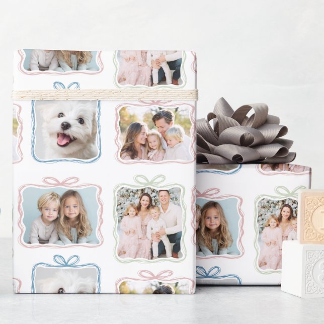 Papier Cadeau Cadeau de Noël multi photos (Créateur téléchargé)