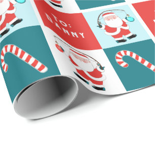 Papier Cadeau Cadeau de Noël pour la pêche créative
