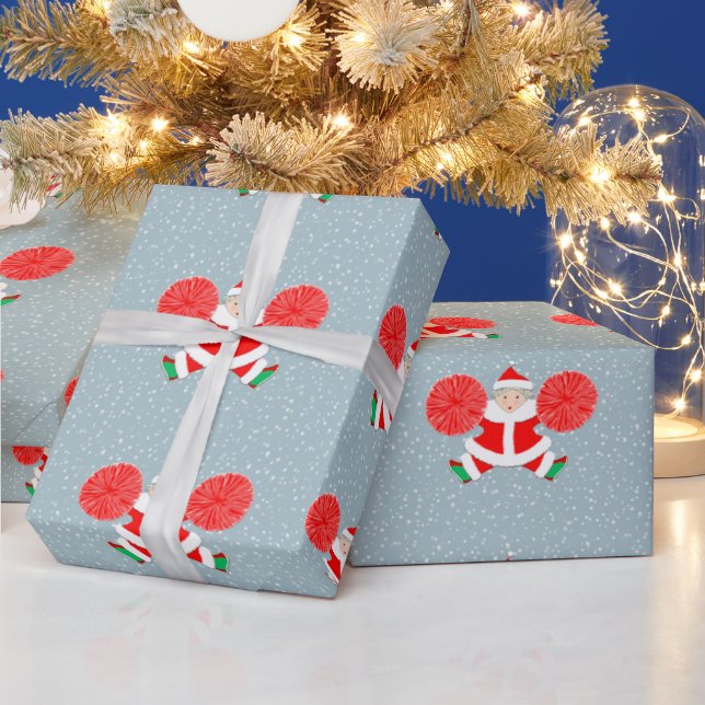 Papier Cadeau Cadeau de Noël pour meneuse de claque (Vacances)