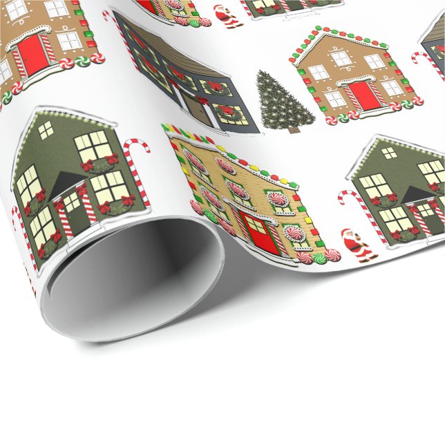 Papier Cadeau Cadeau de Noël Realtor (Coin rond)