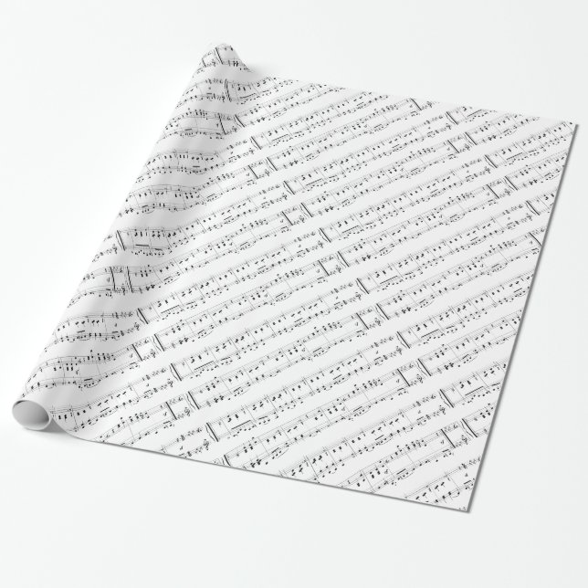 Papier Cadeau Cadeau de papier. Patition (Déroulé)