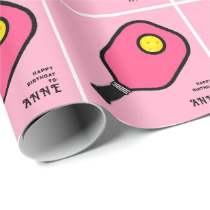 Papier Cadeau Cadeau de Pickleball personnalisé
