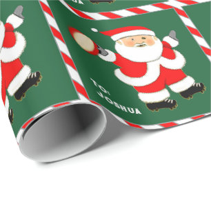 Papier Cadeau Cadeau de vacances de rugby