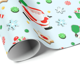 Papier Cadeau Cadeau de vacances fantaisiste de pickleball