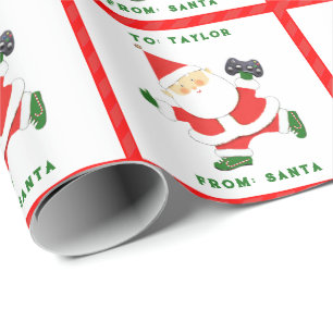 Papier Cadeau Cadeau de vacances pour joueur