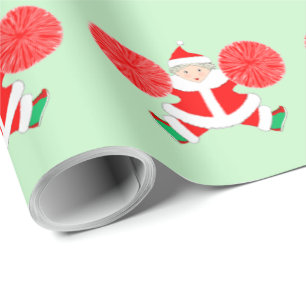 Papier Cadeau Cadeau de vacances pour meneuse de claque
