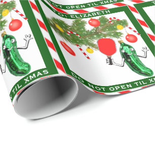 Papier Cadeau Cadeau drôle de pickleball
