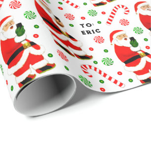 Papier Cadeau Cadeau drôle de vacances de Noël