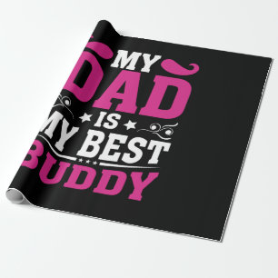 Papier Cadeau Cadeau fête des pères Mon Père Est Mon Meilleur