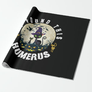 Papier Cadeau Cadeau Halloween   J'Ai Trouvé Cet Anniversaire Hu