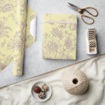 Papier Cadeau Cadeau Jaune Beurré de Chinoiserie<br><div class="desc">Papier Cadeau Jaune Beurré de Chinoiserie.  Élégant.</div>