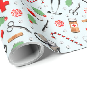 Papier Cadeau Cadeau médical de vacances