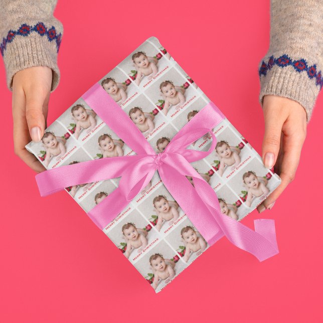 Papier Cadeau Cadeau photo personnalisé (Personalized Photo Gift Wrapping Paper)