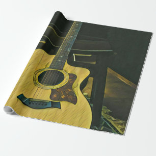 Papier Cadeau Cadeau pour ami guitariste