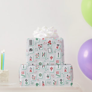 Papier Cadeau Cadeau pour joueur de l'équipe de Mahjong Amateur 