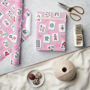 Papier Cadeau Cadeau pour joueur de l'équipe de Mahjong Mahj Clu