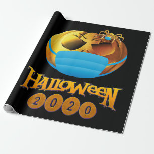 Papier Cadeau Cadeau Spider Citrouille Halloween Et Masque Ara