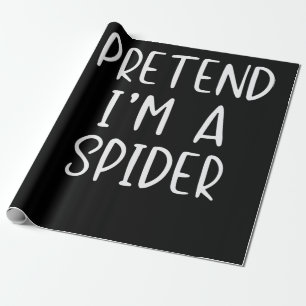 Papier Cadeau Cadeau Spider  Prétendre costume d'araignée Hallow