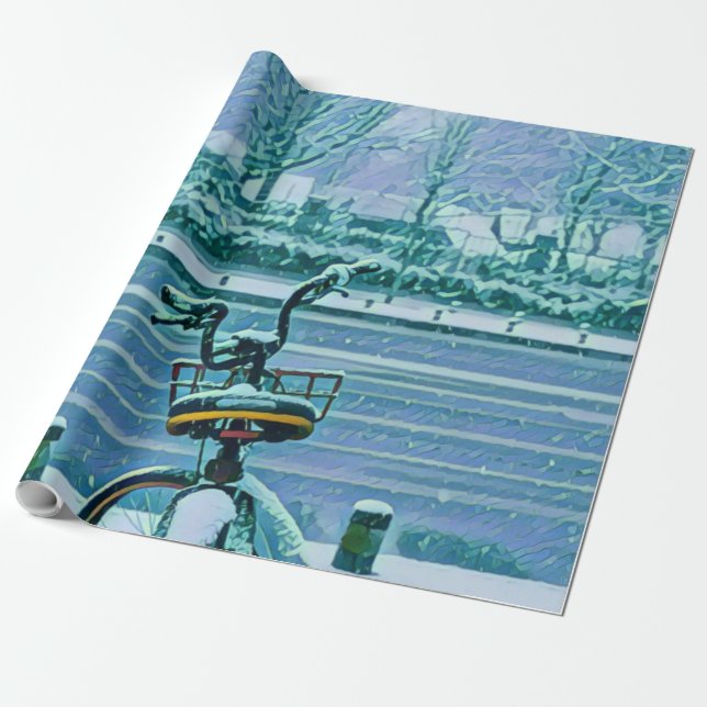 Papier Cadeau Cadeau Vélo Lover (Déroulé)