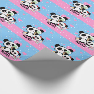 Papier Cadeau Cadeaux Cute Panda
