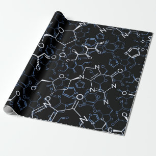 Papier Cadeau Cadeaux de chimie de formule chimique