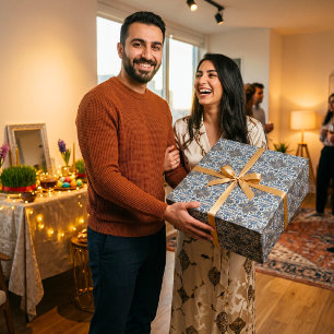 Papier Cadeau Cadeaux de fête de la nouvelle année iranienne pou