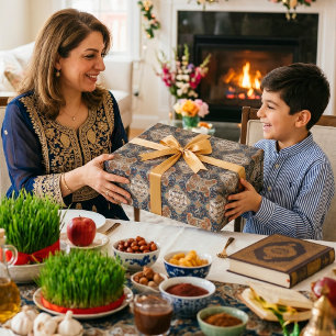 Papier Cadeau Cadeaux de fête du Nouvel An persan pour Nowruz
