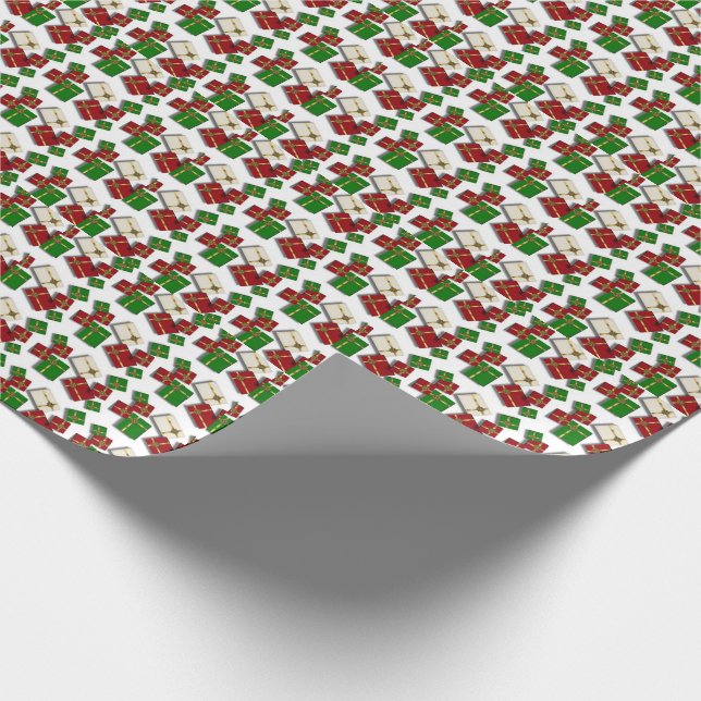 Papier Cadeau Cadeaux de Noël (Coin)