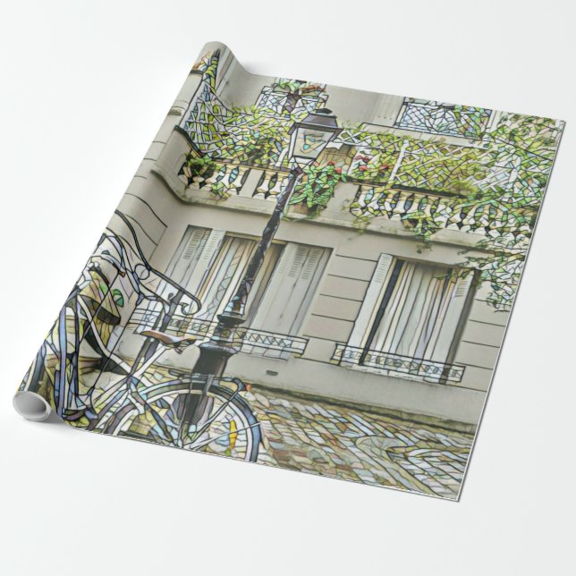 Papier Cadeau Cadeaux de vélo de montagne (Déroulé)