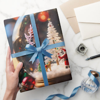 Papier Cadeau Cadeaux enrobés d'amour : Édition de Noël